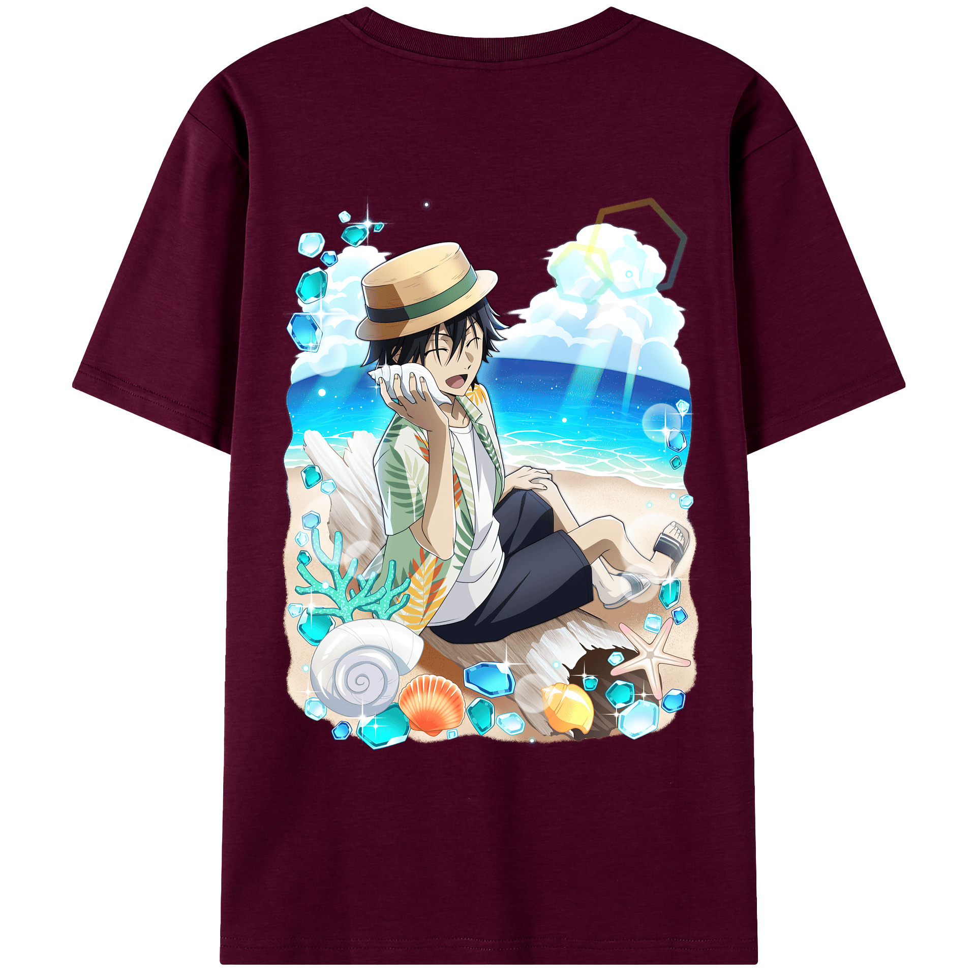 （画像用） 文豪ストレイドッグス Bungo Stray Dogs レディース半袖Tシャツ(バックプリント)